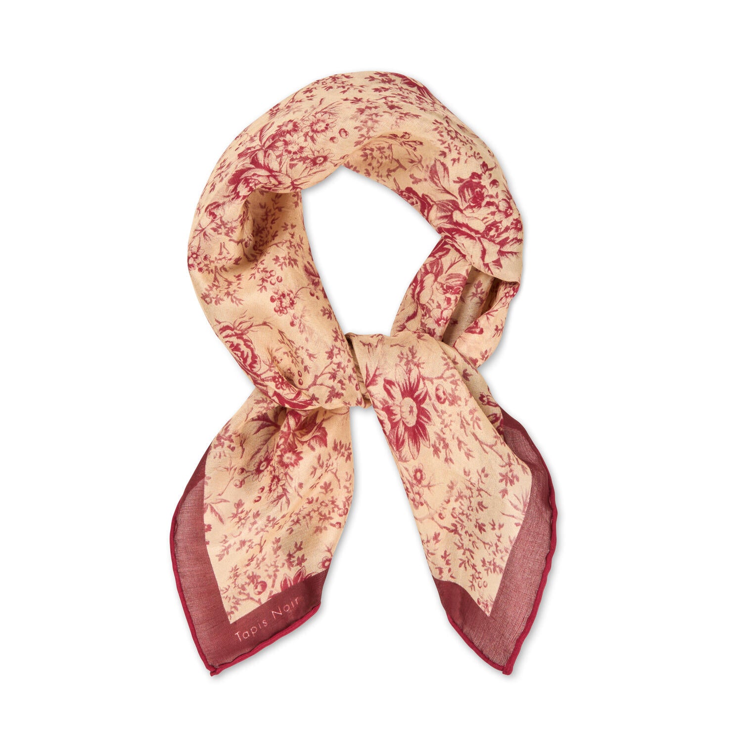 Lommetørklæde - Pink Toile